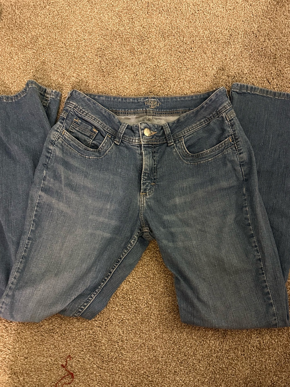Lee Straight Leg Women's Jeans in Medium Blue Wash